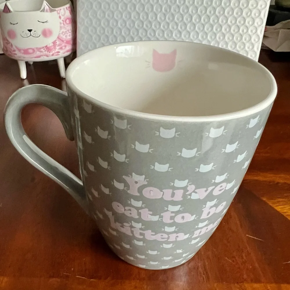 GUC “You’ve Cat to be Kitten Me” Grey Pet Mug